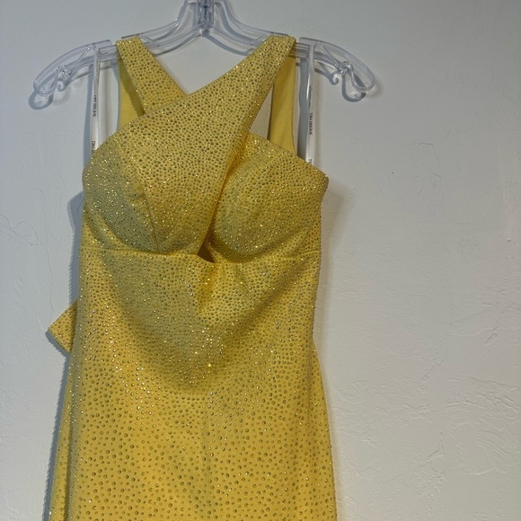 Sherri Hill Sparkling Sunshine Gown - Picture 3 of 9